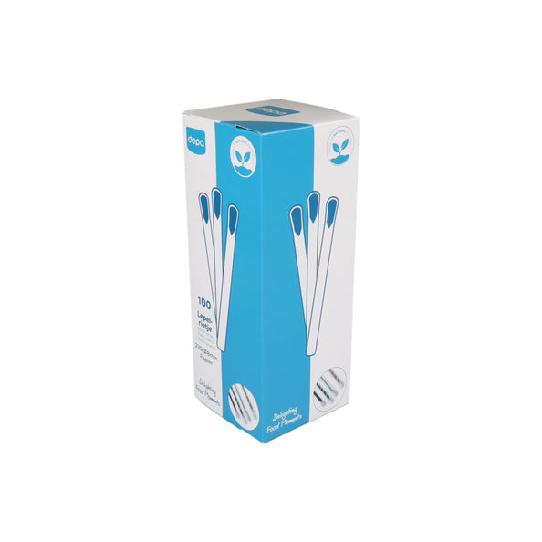 Depa cucchiaio carta paglia assortito 230x8mm (100 pezzi)
