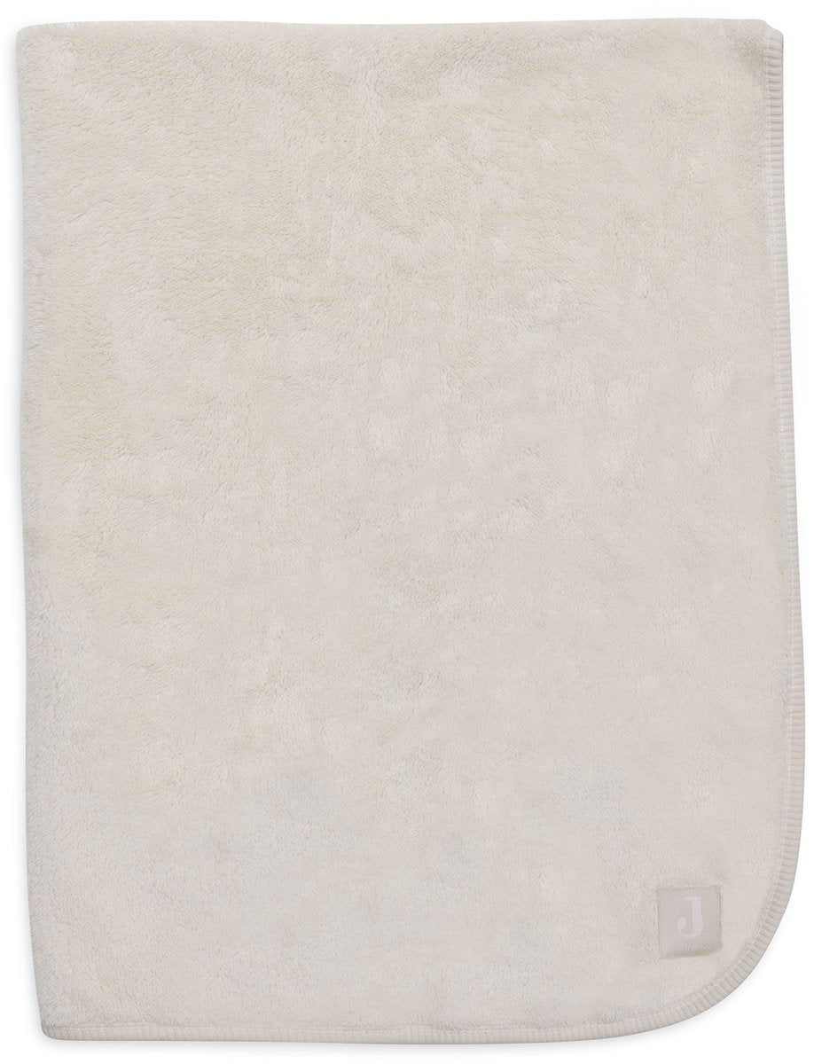 Coperta per culla Jollein - 75x100 cm - jersey sherpa basic - farina d'avena