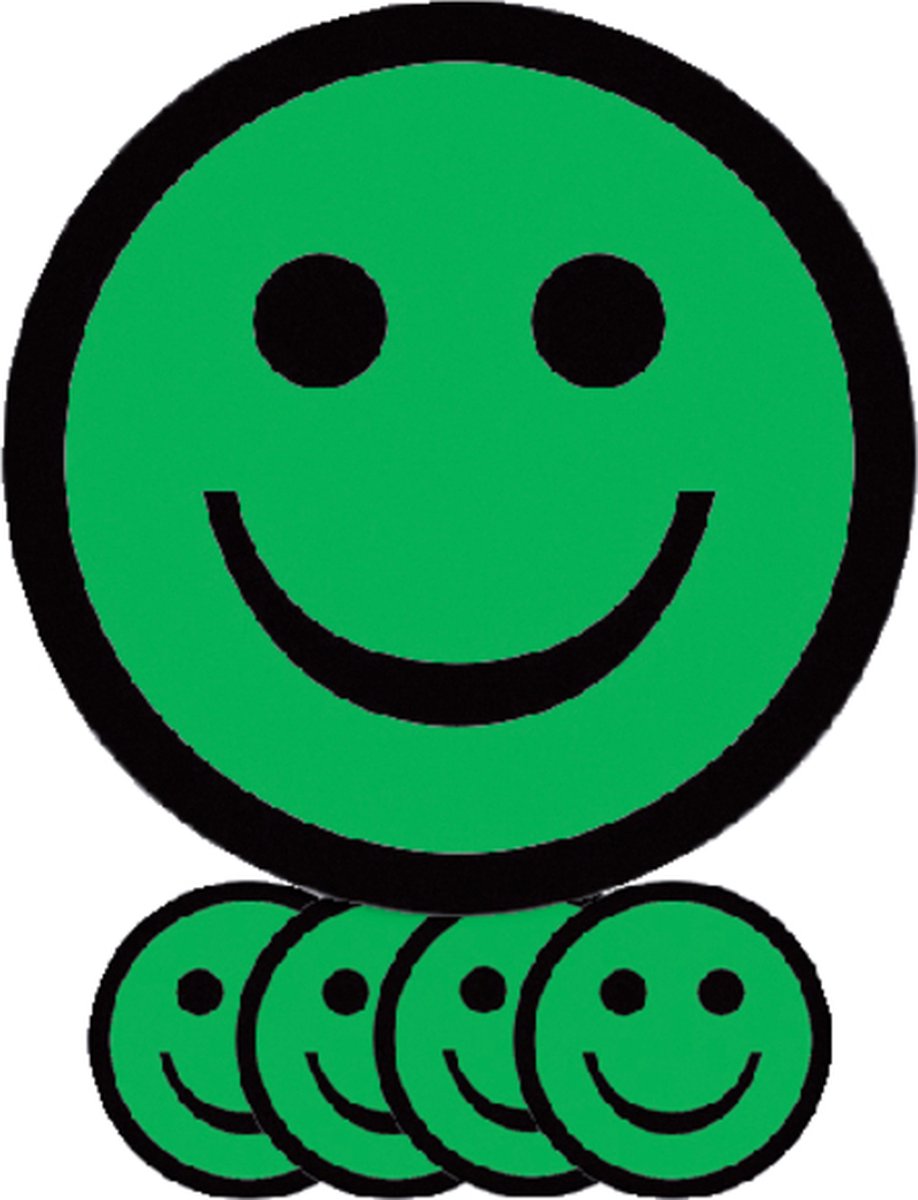 Smit visual magnetic smiley basic verde (5 pezzi)
