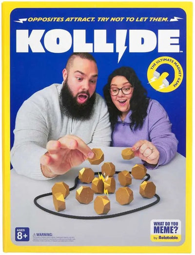 Megableu kollide - magnetic strategy game - from 8 years - 1-4 players - skill tactics