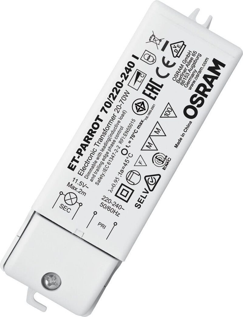 Sistema di illuminazione a bassa tensione con trasformatore per pappagalli Osram - 4008321111593 - e3ayc