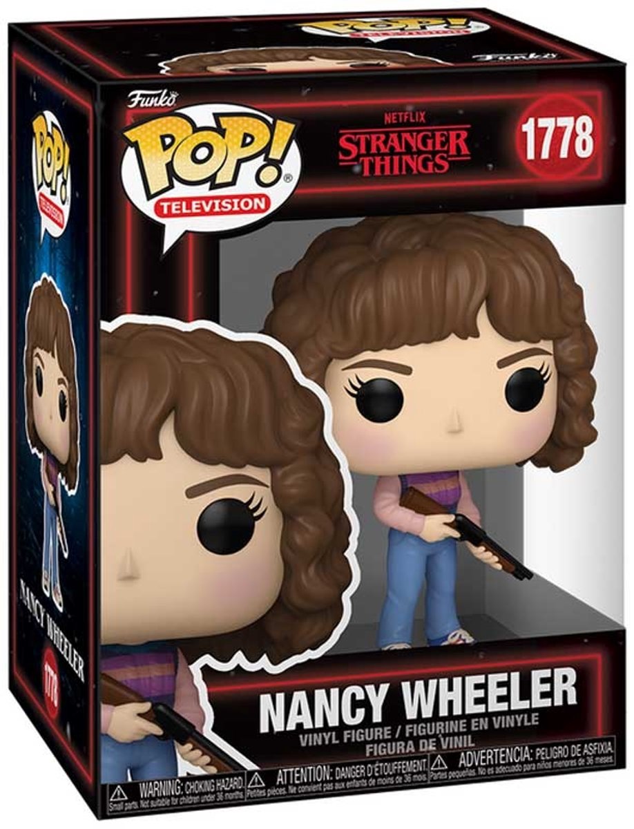 Funko stranger things season 5 - nancy wheeler vinylfiguur 1778 unisex pop! - neutraal - standard