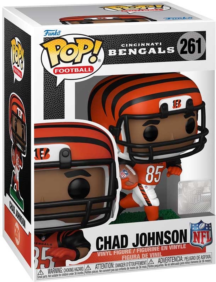 Le leggende dei Funko esplodono! NFL: Chad Johnson (Bengal) per Sports Fanzone