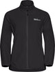 Giacca outdoor da donna Jack wolfskin moonrise fz w - nera