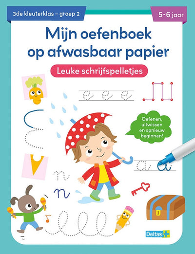 Deltas Exercise book Washable Paper Nice Writing Games (5-6 y.)