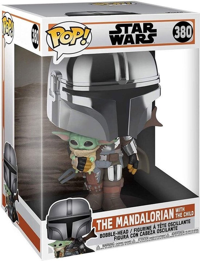Funko pop star wars: jumbo mandalorian con el niño pop #380