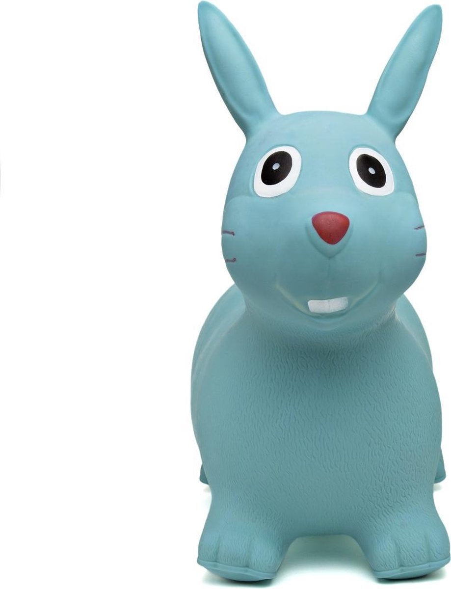 Hippy Skippy - Coniglio Aqua Sky - Animale Skippy - Animale gonfiabile che salta - Adatto per interni ed esterni