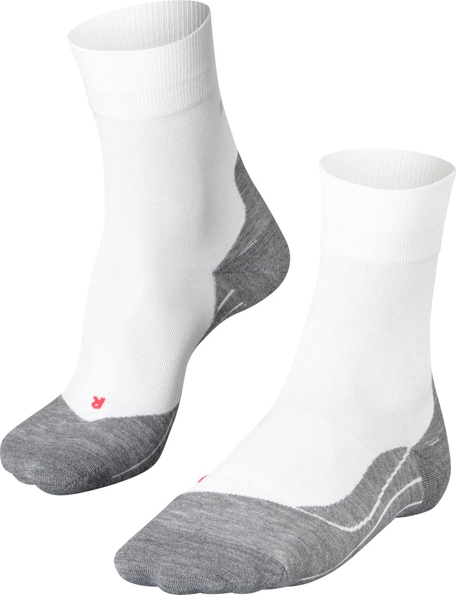 Falke ru4 anti-blaar katoen functioneel materiaal hardloopsokken heren wit - maat 46-48