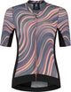 Rogelli lynn fietsshirt - korte mouwen - dames - koraal, grijs - maat m