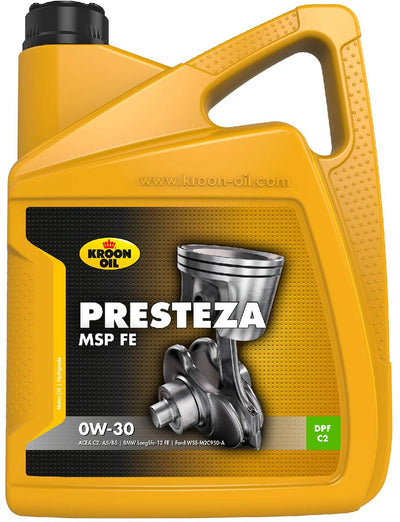 Kroon-oil - presteza msp - longlife-12 fe - 5 litros - totalmente sintético 0w-30