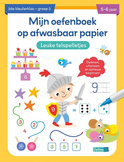 Deltas Ejercicio Libro lavable Paper Fun Juegos Contando (5-6 y.)