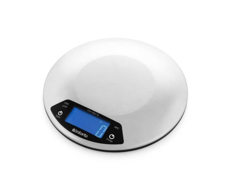 Brabantia Brabantia Digital Kitchen Scale + Cooker Matt Steel