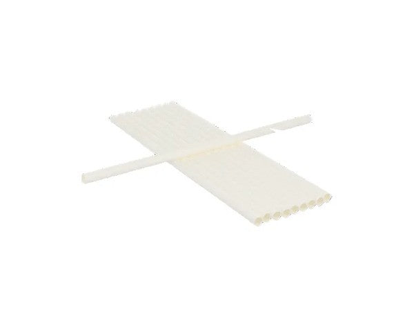 Papieren rietjes wit (230 x 8mm)