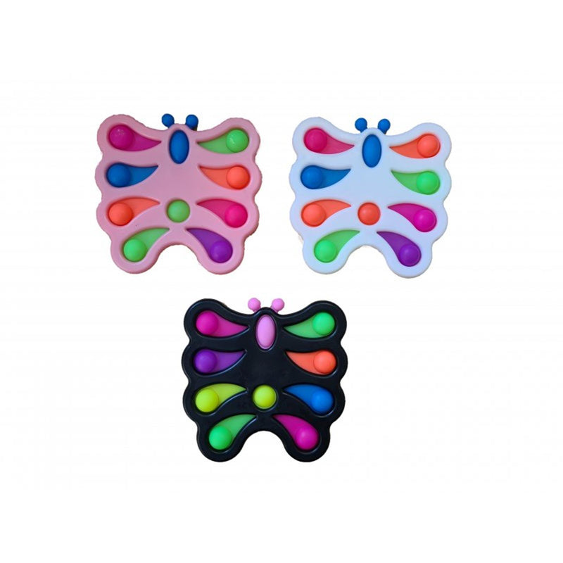 Magic fidget 10 pop-it vlinder 18x17cm