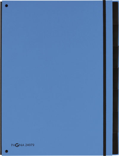 Pagna sorting folder trend 7 tabs a4 light blue