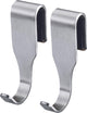 Ganci Gefu smartline per binario da cucina – set da 2 – ganci per appendere in acciaio inox – adatti per binario smartline e utensili da cucina Primeline