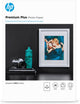 Hp premium plus glossy photo paper - 20 sheets a4