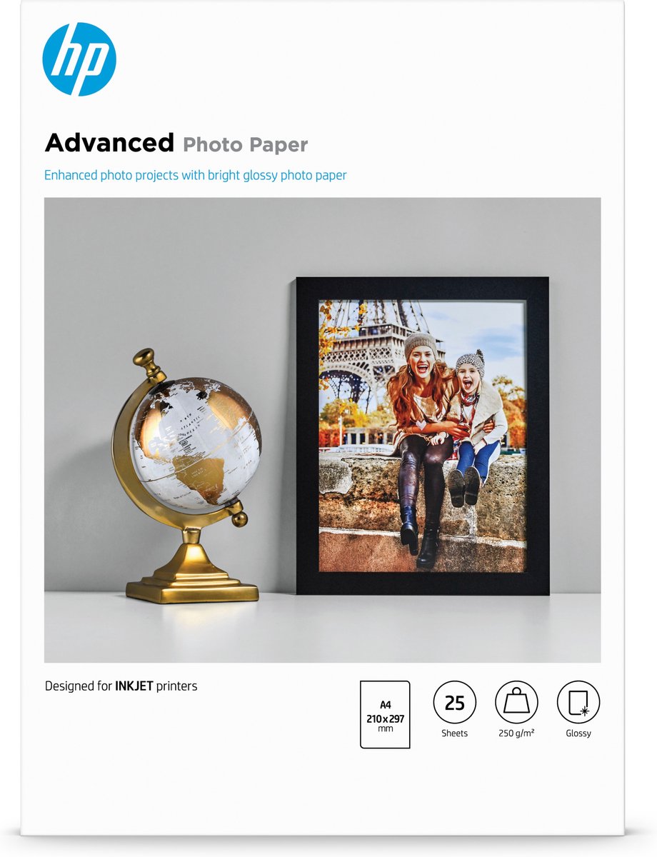 HP Q5456a avanzado - papel fotográfico brillante 250 g A4