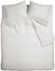 Ambiante satin uni dekbedovertrek - lits-jumeaux - 240x200 220 cm - wit