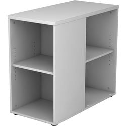 Cassettiera alta da scrivania Bach grigia 40 x 80 x 72 cm