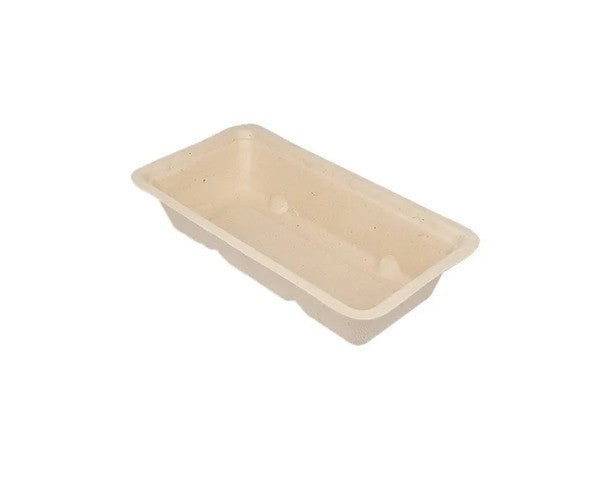 Takeaware snackbakje a5 bagasse pfas-vrij (500 stuks)