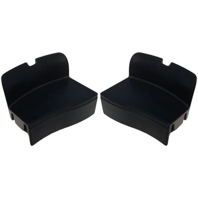 Axa afdekkapjes voor defender - zwart (set)