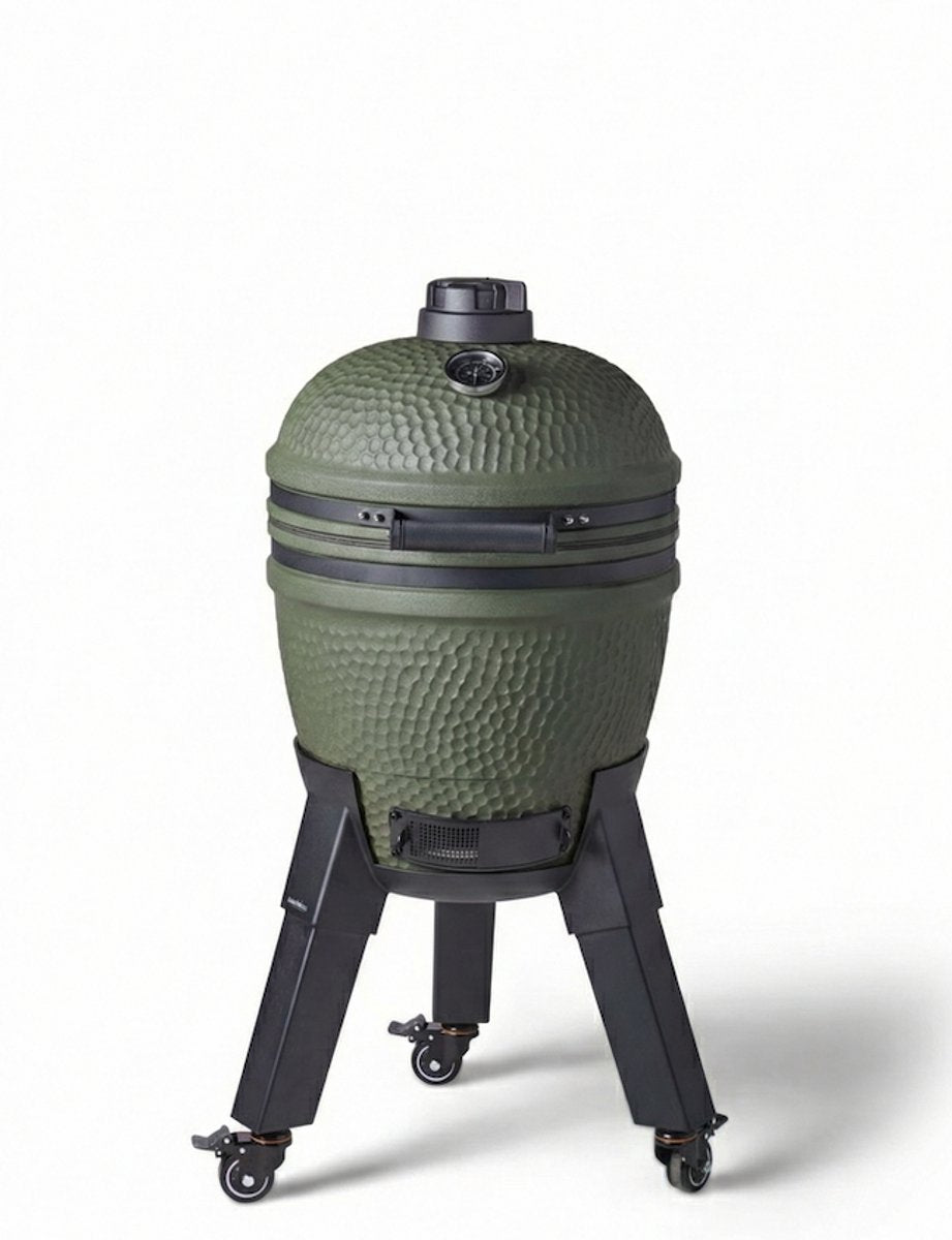 Moderno - verde originale - con gambe in alluminio nero con ruote con freno - da 8 a 12 persone