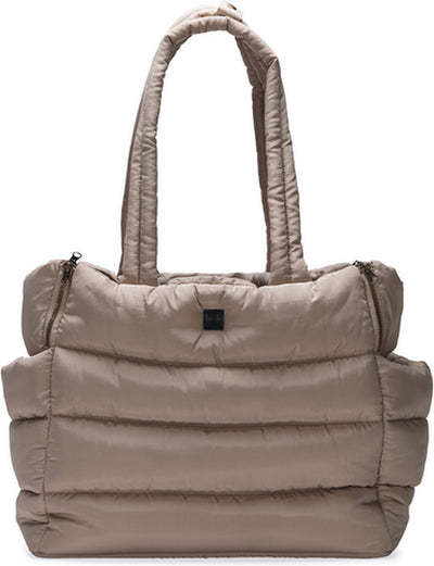 Designed by lotte borsa trasportino per cani tico - borsa per cani - per cani di piccola taglia - beige - 42x20x35 cm