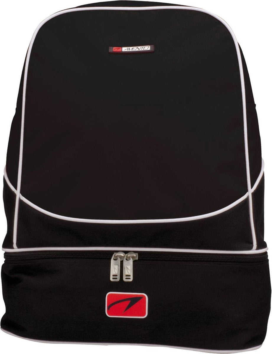 Mochila deportiva Avento junior negro blanco rojo