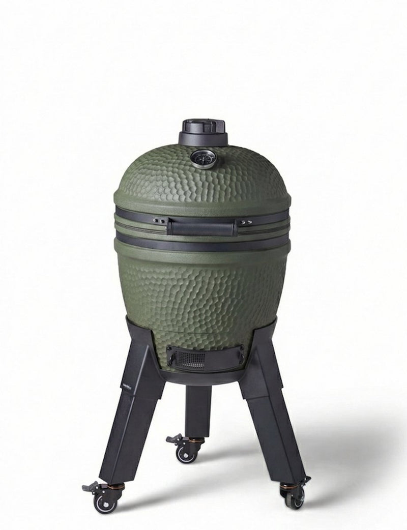 Moderno - verde originale - con gambe in alluminio nero con ruote con freno - da 8 a 12 persone