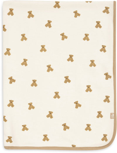 Coperta per bebè Jollein - 75x100 cm - piccola cialda - mini orsacchiotto