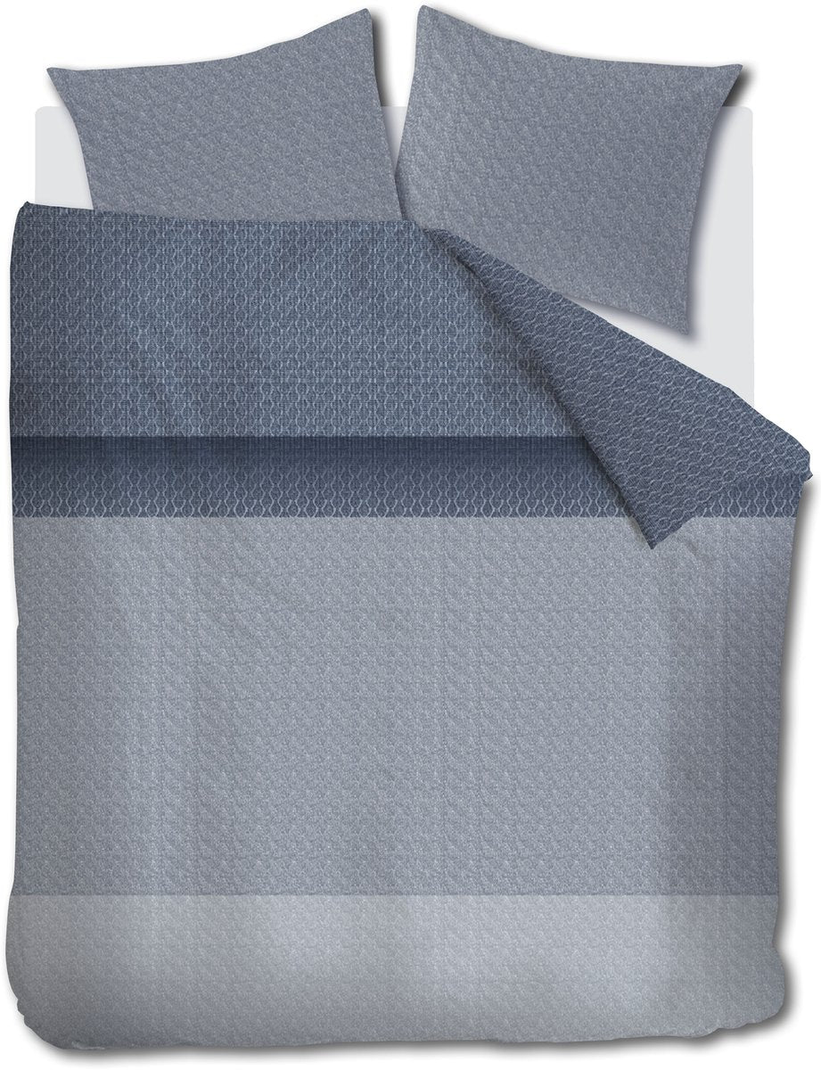 Ropa de cama funda nórdica sanna - camas individuales - 240 x 200 220 cm - azul