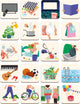 Janod - magneetbord - weekplanning leren
