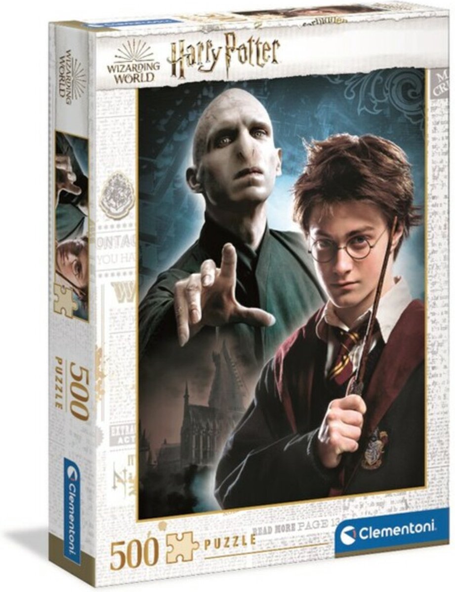 Clementoni - puzzle 500 pezzi - puzzle di alta qualità harry potter per bambini e adulti