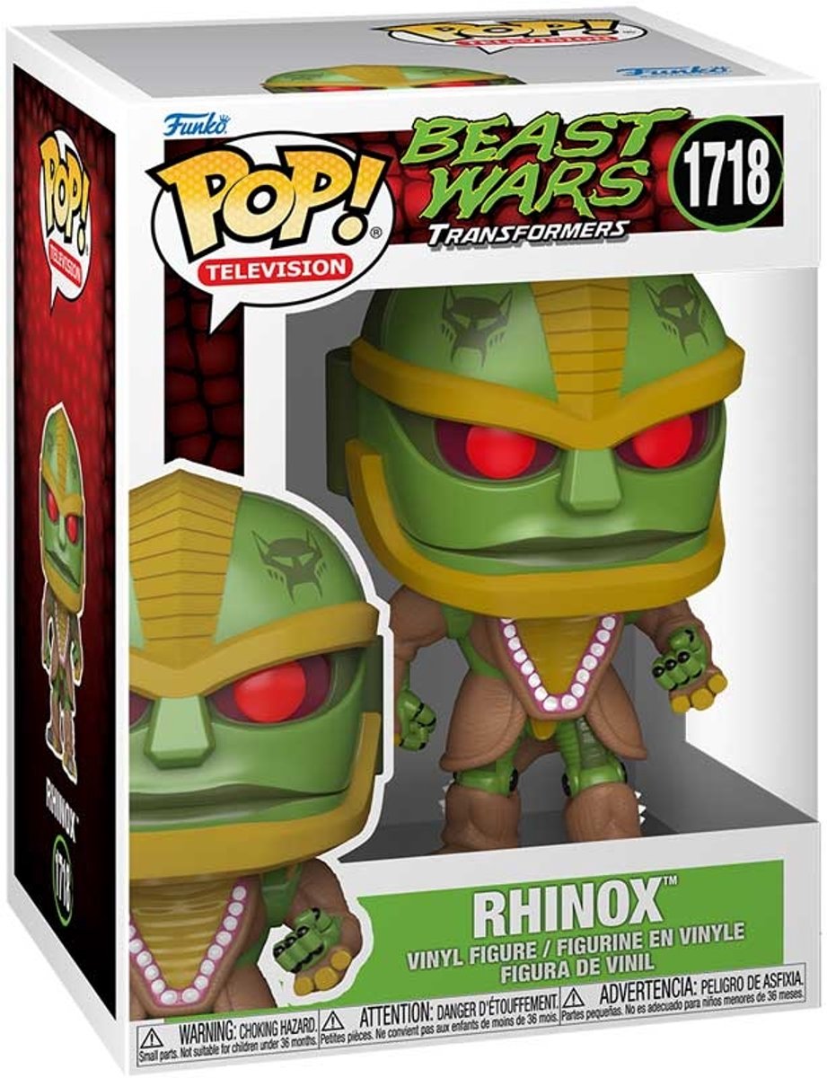 Funko transformers rhinox vinylfiguur 1718 unisex pop! - neutraal - standard