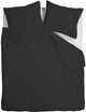 Copripiumino Ambiante satin uni - letti gemelli - 240x200 220 cm - nero