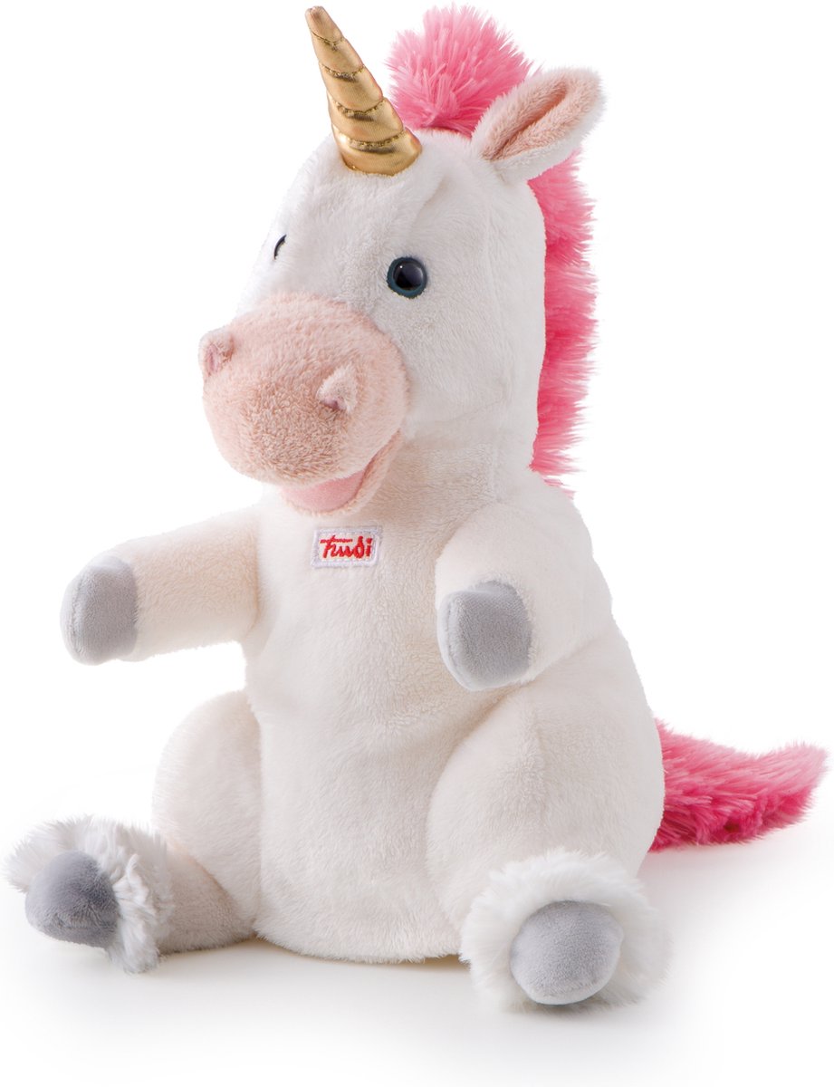 Trudi puppet unicorn: 17x30x17 cm (s-29910)
