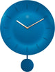 Unbranded sans marque nxt bowl – wall clock – 30 cm – plastic – turquoise – silent