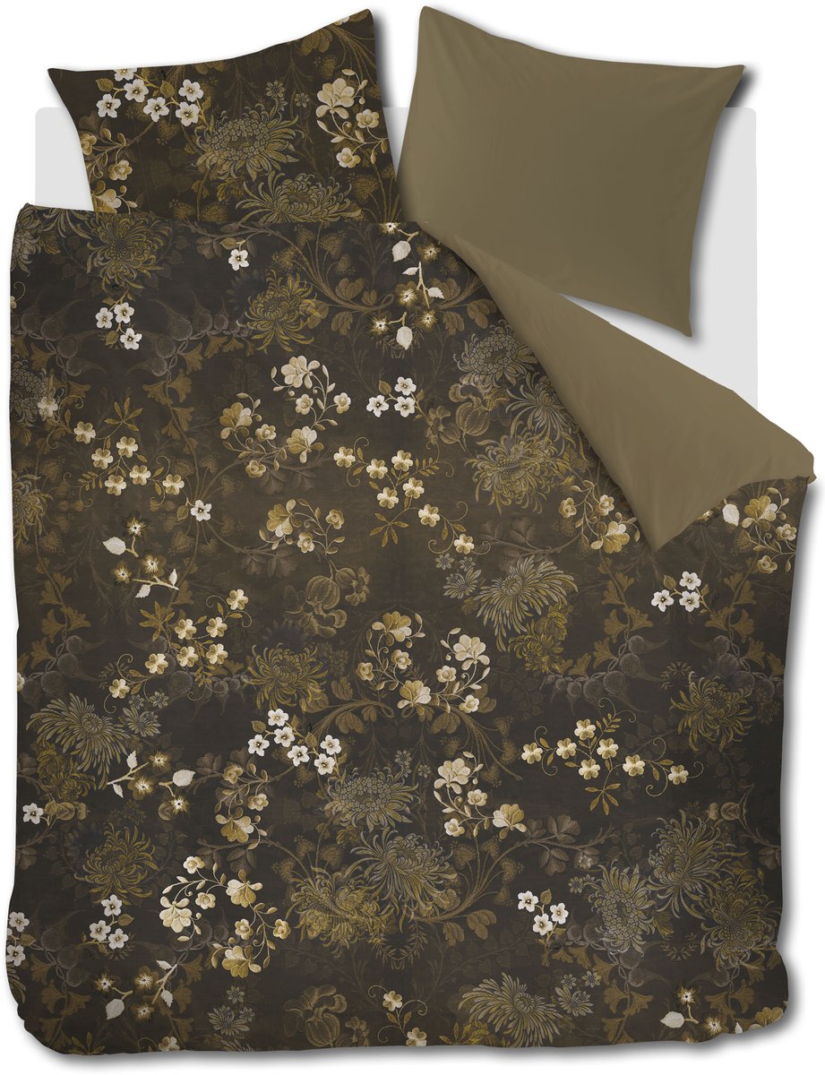 Copripiumino Darcy Beddinghouse - letti gemelli - 240 x 200 220 cm - verde oliva