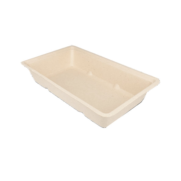 Takeaware snackbakje a14 bagasse pfas-vrij (500 stuks)