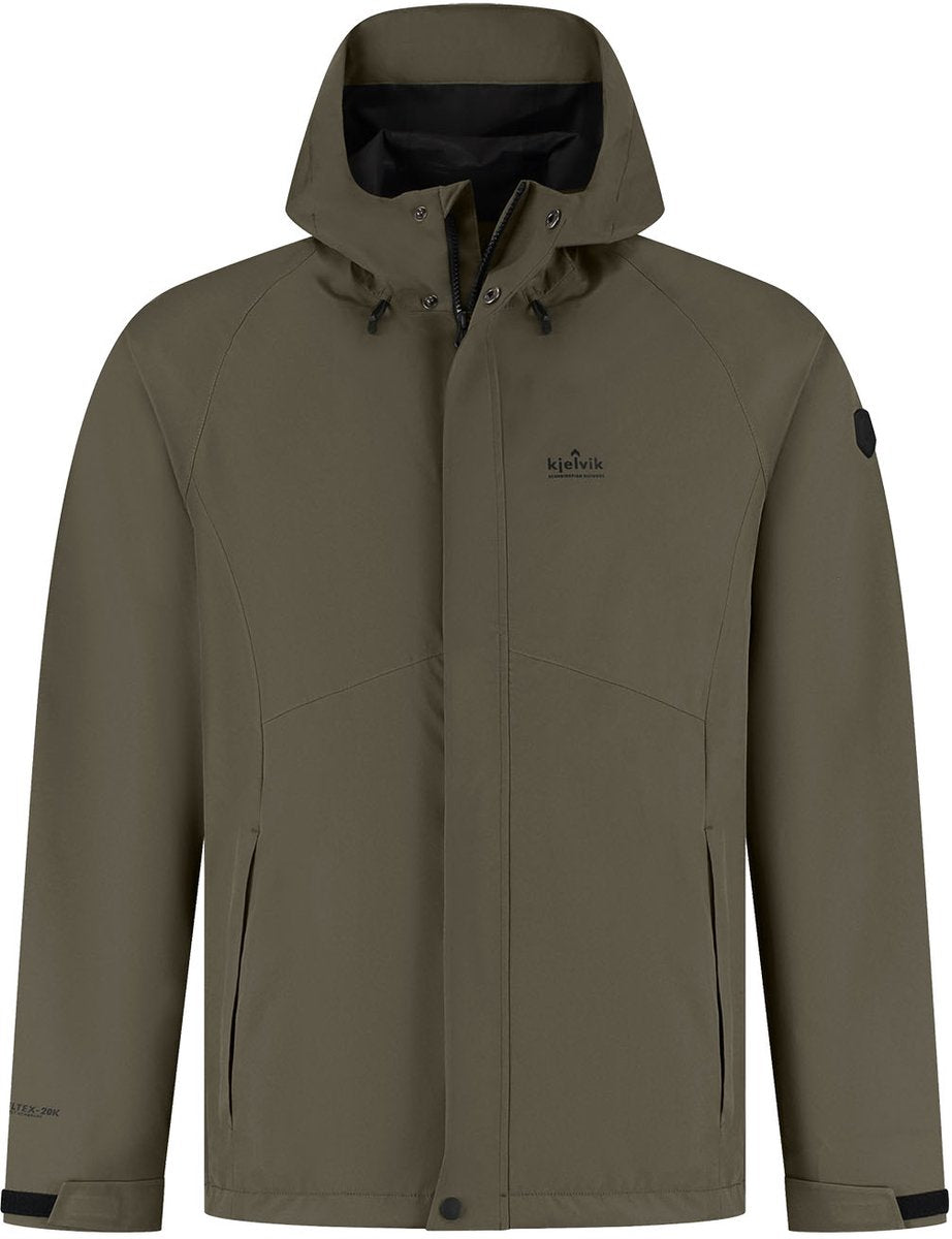 Giacca outdoor Kjelvik verde montagna