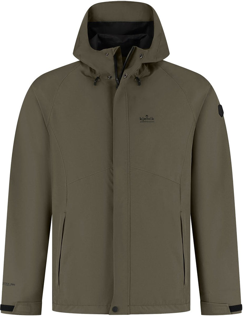 Giacca outdoor Kjelvik verde montagna