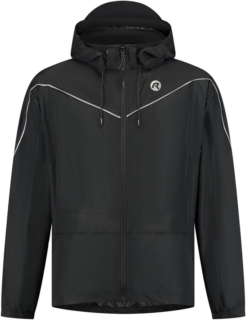 Traje de lluvia esencial Rogelli commuter unisex - impermeable - negro - 3xl