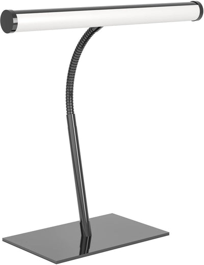 Lampada da tavolo Eglo riccione - lampada da scrivania - 39,5 cm - nichel nero - luce bianca regolabile (calda, neutra e luce diurna) - dimmerabile