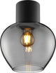 Brilliant ligari - lampada da soffitto - ø 23 cm - e27 max 1x20w - fumo nero