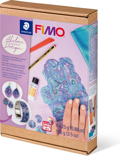 Fimo come creare set “abalone design”