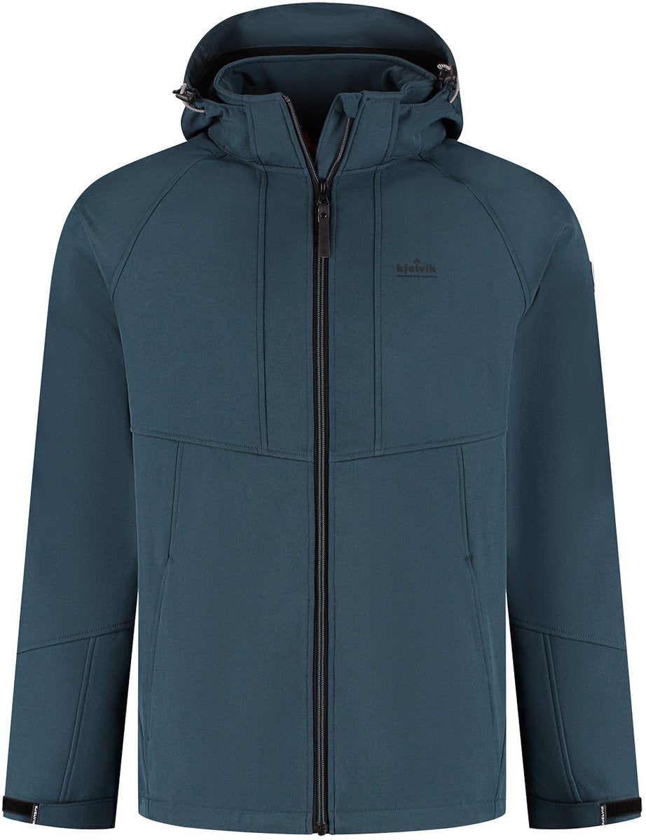 Kjelvik outdoorjas rik blauw