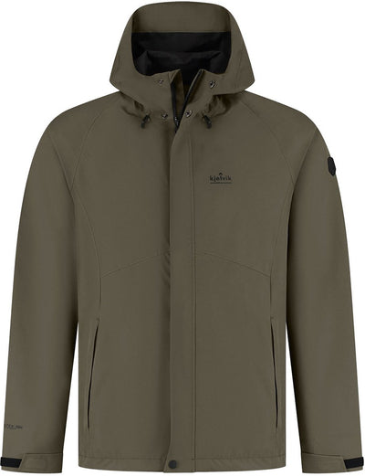 Chaqueta outdoor Kjelvik verde montaña