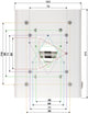 Dahua - pfa150-v2 serie - cameramontagebeugel - voor pijp - metalen wit