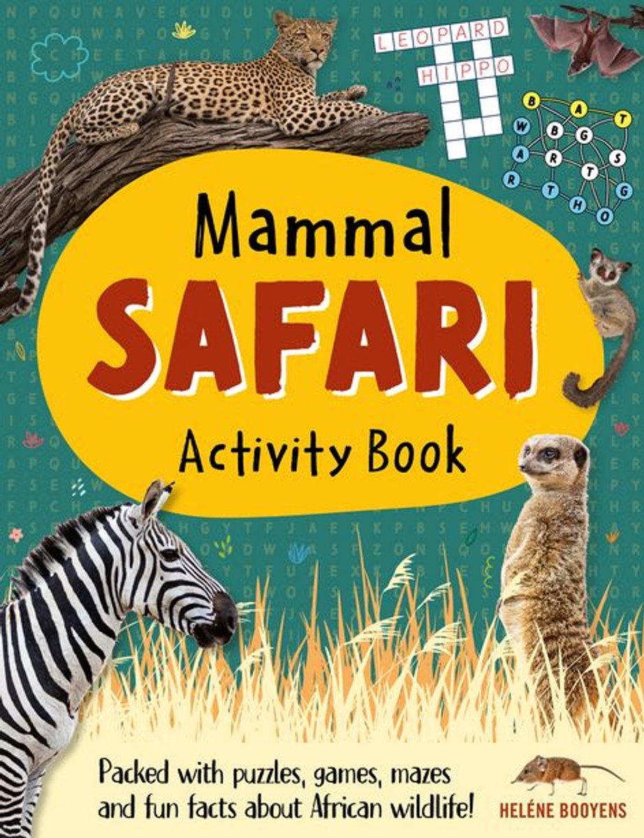 Ty libro de actividades de safari de mamíferos